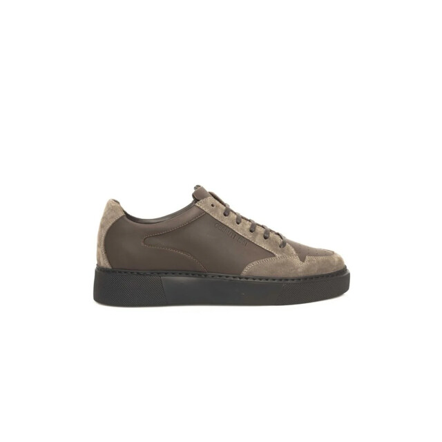 Cerruti 1881 Leren sneakers voor mannen Cerruti 1881 Beige Leren Sneakers voor Mannen large