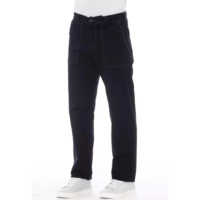 Alpha Studio Katoenen broek voor mannen Alpha Studio Blauwe Katoenen Broek voor Mannen large