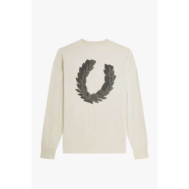 Fred Perry 3d graphic long sleeve t-shirt 102.81.0003 large