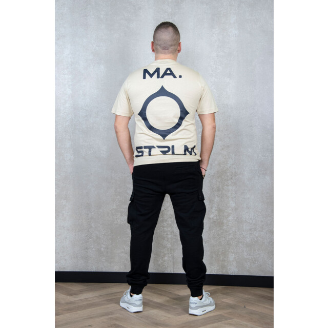 Ma.strum Oversized back logo print tee 100.01.0024 large