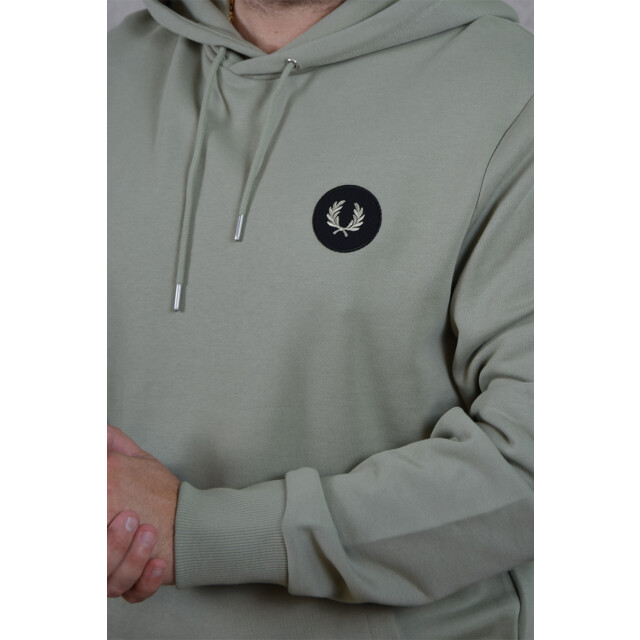 Fred Perry Laurel badge hooded sweatshirt 131.40.0154 large