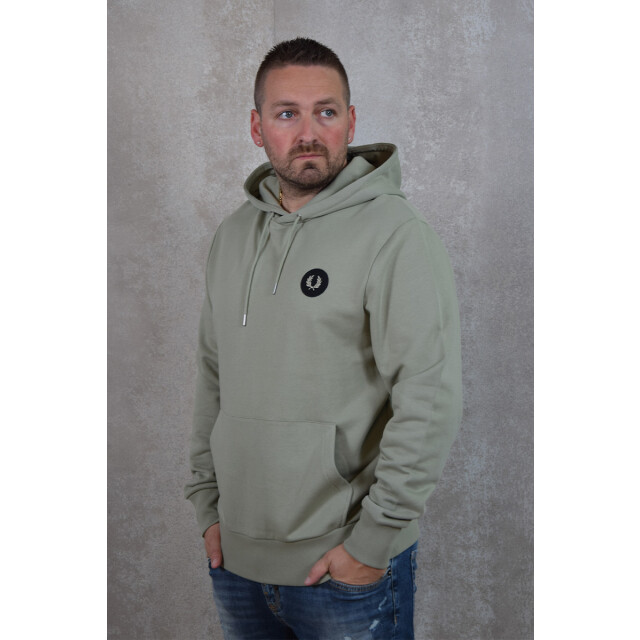 Fred Perry Laurel badge hooded sweatshirt 131.40.0154 large