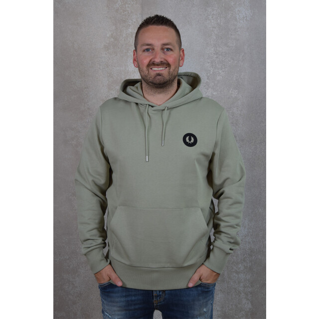 Fred Perry Laurel badge hooded sweatshirt 131.40.0154 large