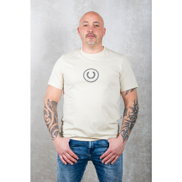 Fred Perry Circle branding t-shirt 100.81.0114 large