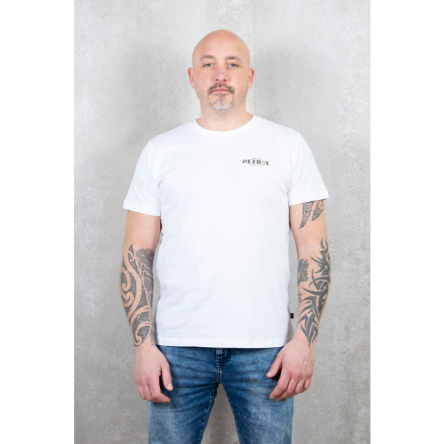 Petrol Industries T-shirt ss classic print tsr635_0000 bright white large