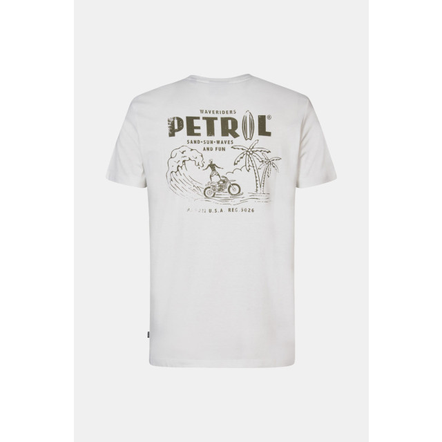 Petrol Industries T-shirt ss classic print tsr635_0000 bright white large