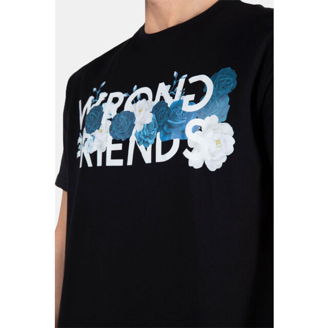 Wrong Friends Blue roses t-shirt 100.10.1209 large