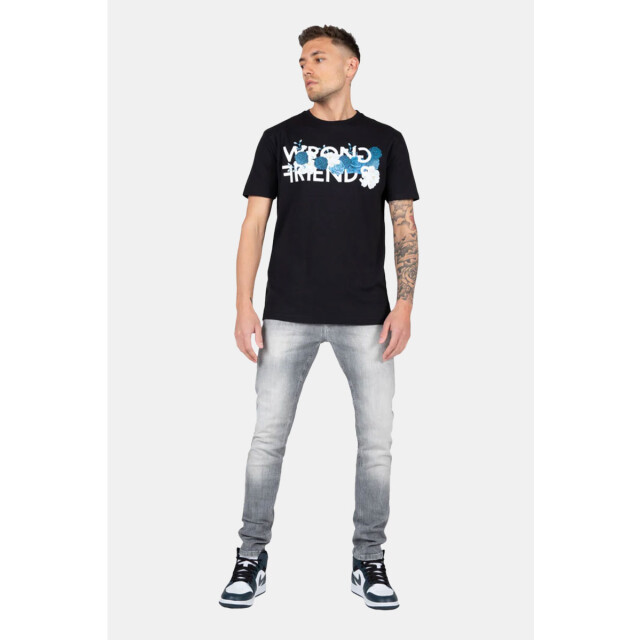 Wrong Friends Blue roses t-shirt 100.10.1209 large