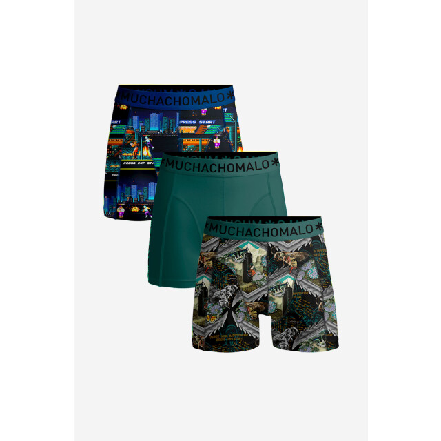 Muchachomalo 3-pack boxer shorts muhammad ali experience 160.40.0013 large