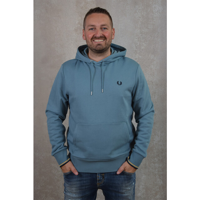 Fred Perry Tipped hooded sweatshirt 131.30.0216 large