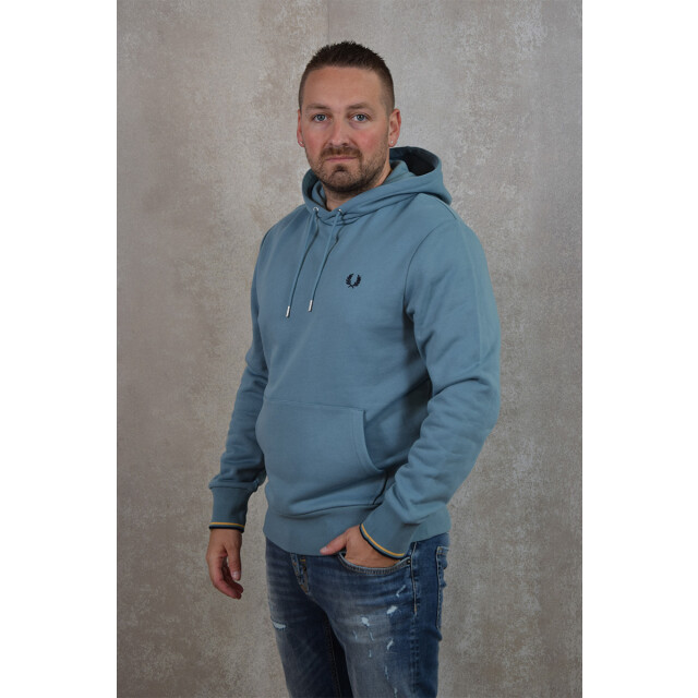 Fred Perry Tipped hooded sweatshirt 131.30.0216 large