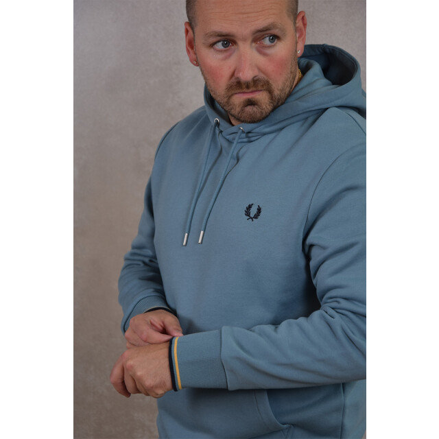 Fred Perry Tipped hooded sweatshirt 131.30.0216 large