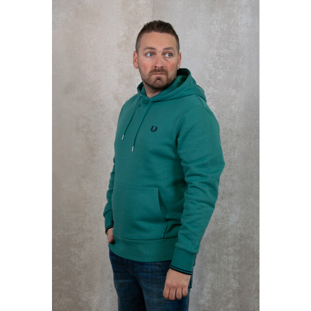 Fred Perry Tipped hooded sweatshirt 131.41.0010 large