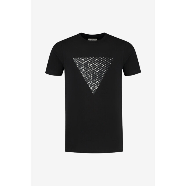 Purewhite T-shirt with front print 100.10.1027 large
