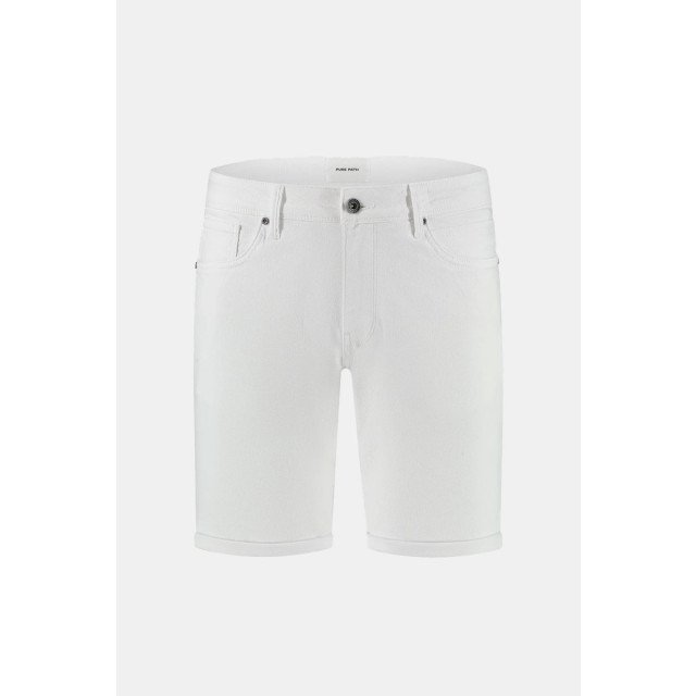 Purewhite Slim fit denim short the steve 151.00.0008 large