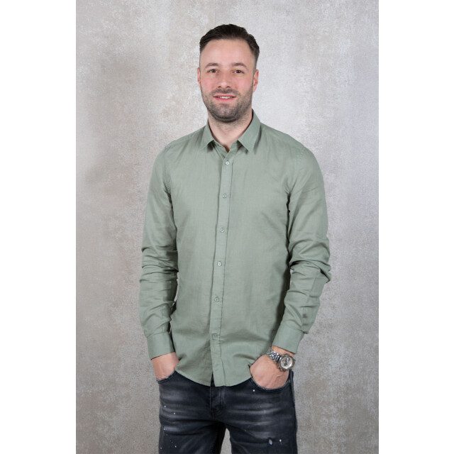 Antony Morato Linen cotton shirt alicante slim fit 120.40.0020 large