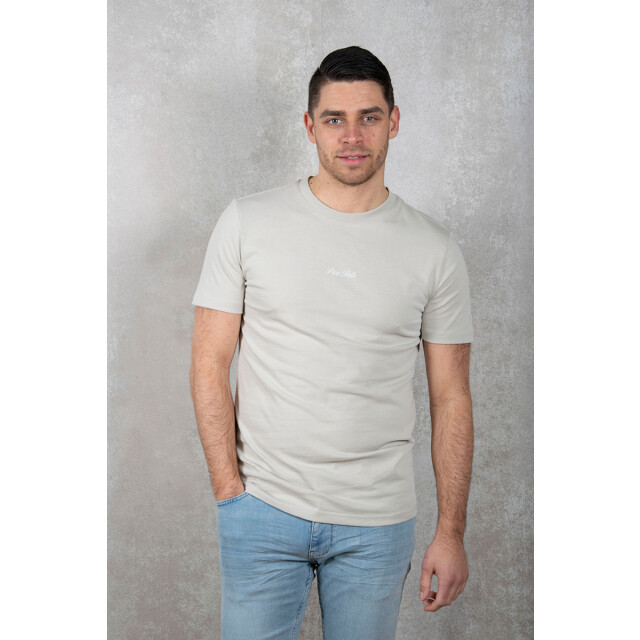 Purewhite T-shirt with front and back print 100.81.0120 large