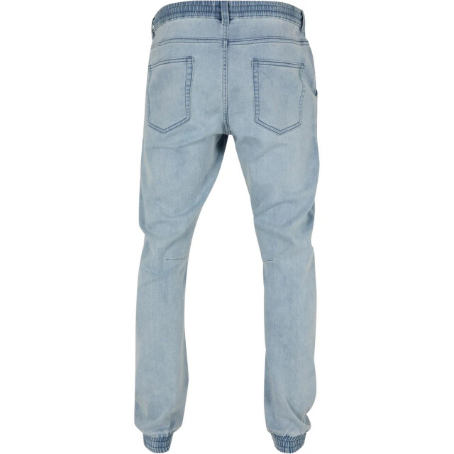 Urban Classics Heren gebreide denim joggingbroek UTTN823_lighterwashed large