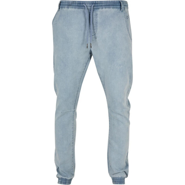 Urban Classics Heren gebreide denim joggingbroek UTTN823_lighterwashed large