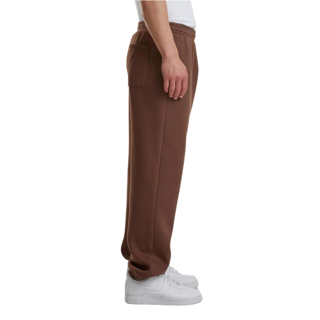 Urban Classics Effen heren fluffy joggingbroek UTTN1699_chocolatebrown large