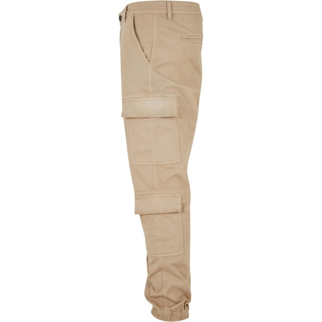 Urban Classics Heren twill cargo joggingbroek met dubbele zakken UTTN1290_warmsand large