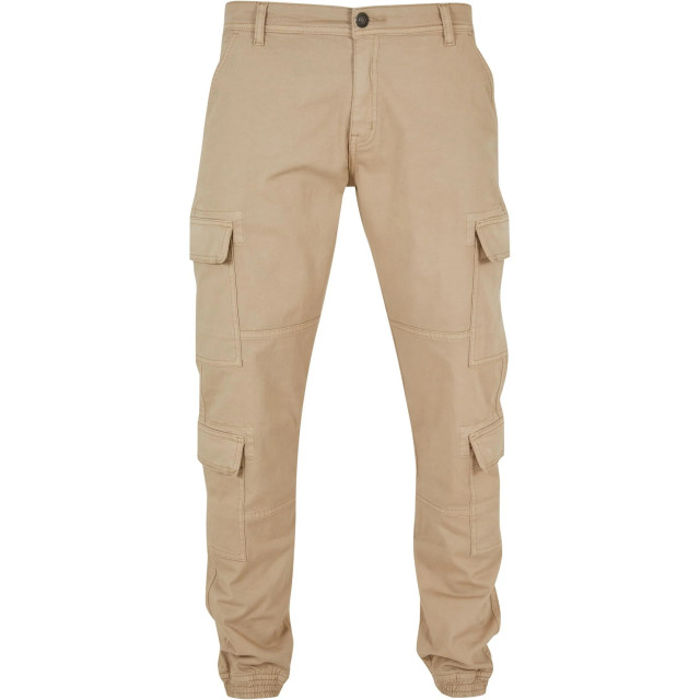 Urban Classics Heren twill cargo joggingbroek met dubbele zakken UTTN1290_warmsand large