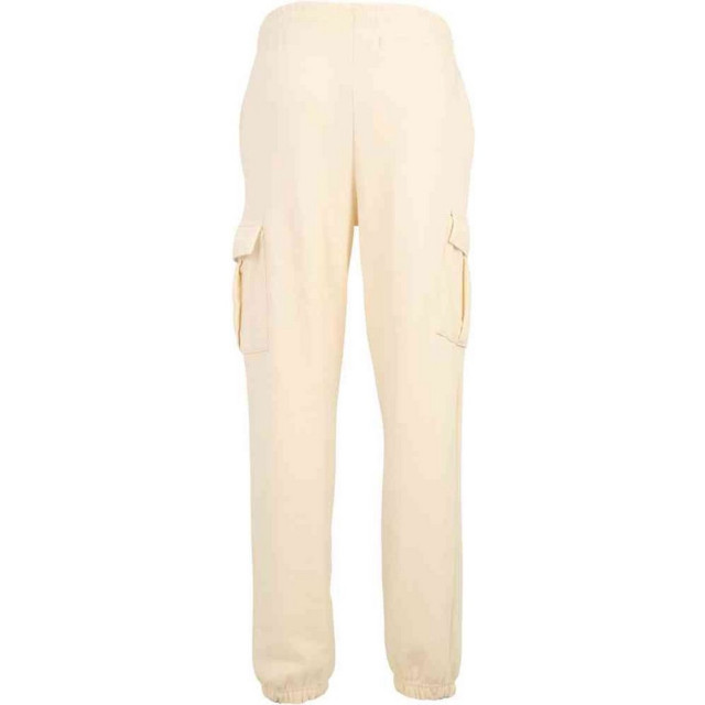 Urban Classics Heren badstof wijde cargo broek UTTN1124_whitesand large