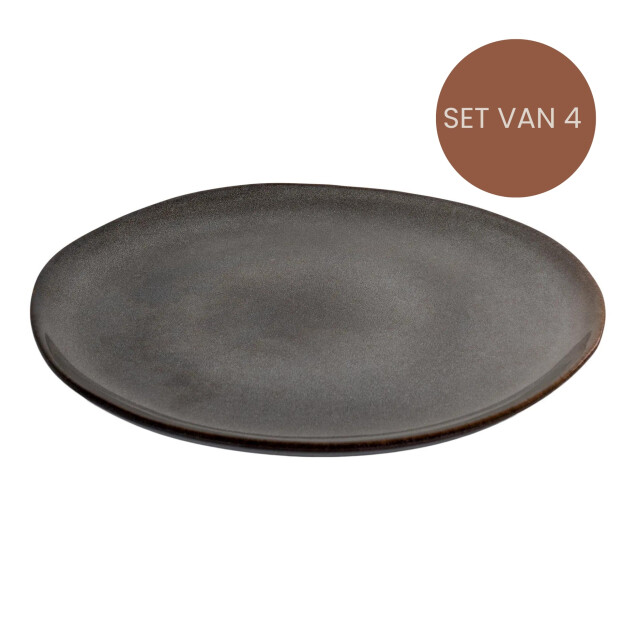 QUVIO Dinerborden selma keramiek - diameter 27cm set van 4 2974840 large