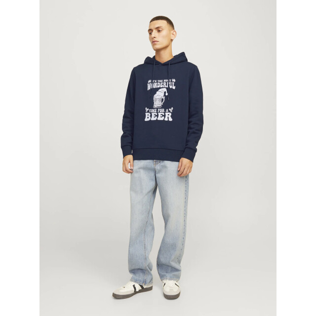 Jack & Jones Heren kersttrui jjxmas 12266115-Blauw large