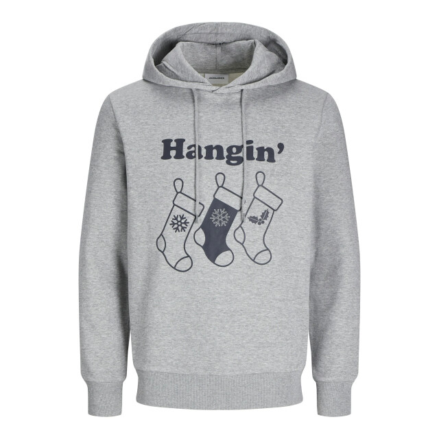 Jack & Jones Heren kersttrui jjxmas 12266115-Grijs large