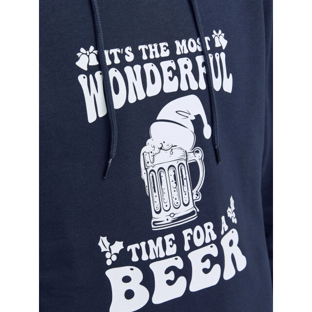 Jack & Jones Heren kersttrui jjxmas 12266115-Blauw large