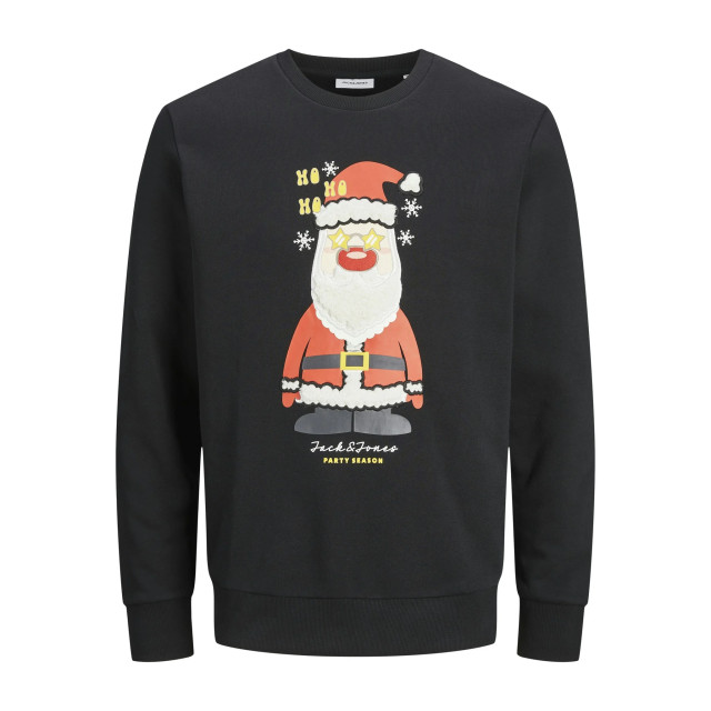 Jack & Jones Jongens kersttrui jjxmas jolly 12266208-Zwart large