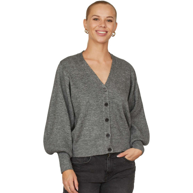 Sisters Point Hisea cardigan m.grey melange 17565-063 large