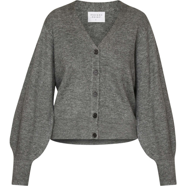 Sisters Point Hisea cardigan m.grey melange 17565-063 large