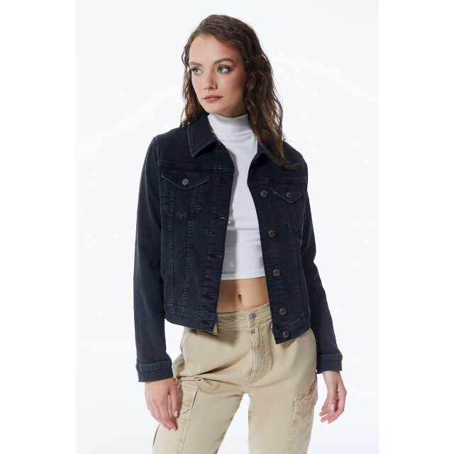C.O.J. Denim Denim jacket black vt Katy-39 large