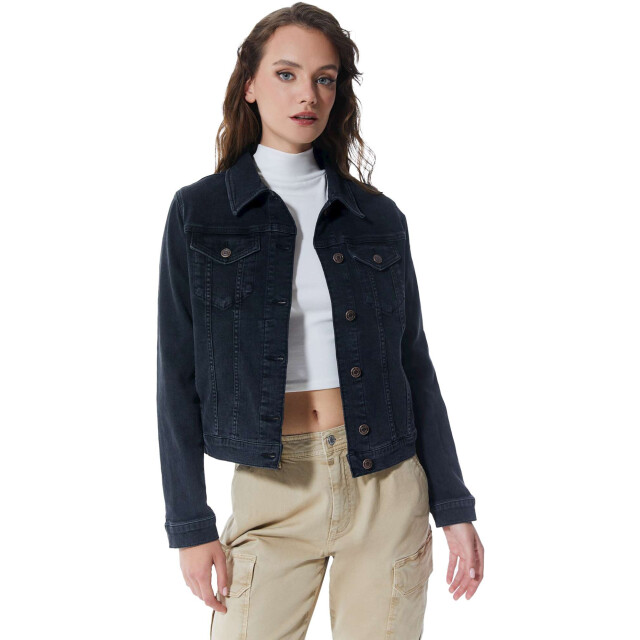 C.O.J. Denim Denim jacket black vt Katy-39 large