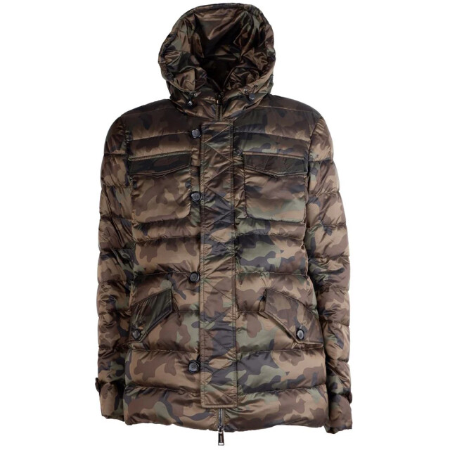 Add Official Korte camouflage nylon jas met donsvulling Add Korte Camouflage Nylon Jas met Donsvulling large