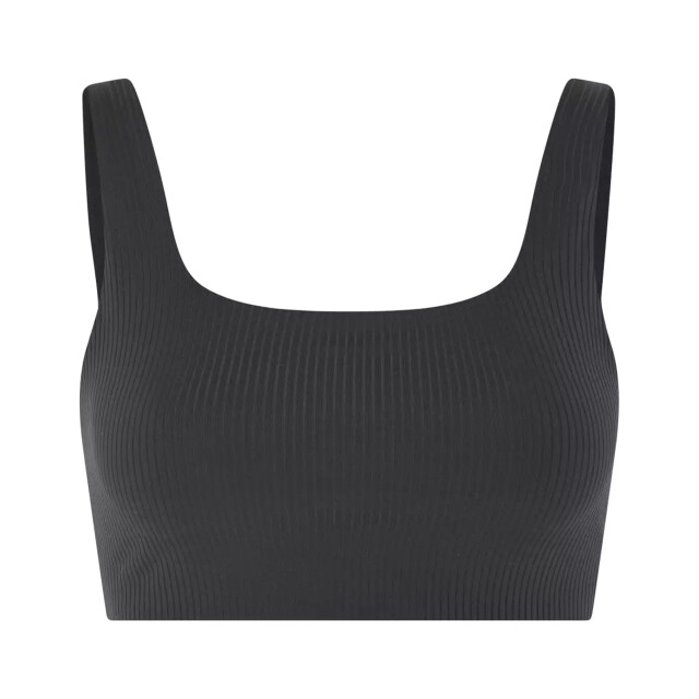 Girlfriend Collective Dames tommy ribbed cropped bh UTGC100_black large