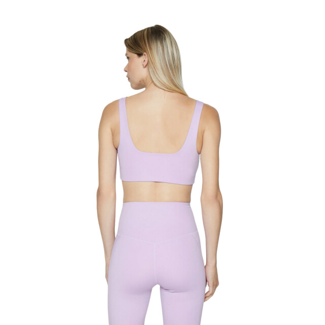 Girlfriend Collective Dames tommy gesneden bh met vierkante hals UTGC145_lilac large