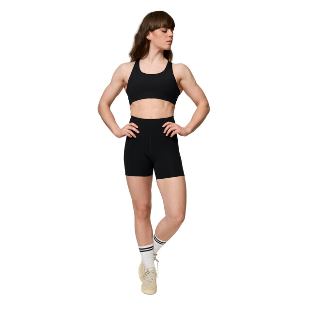 Girlfriend Collective Dames compressieve high rise hardloopshort UTGC177_black large