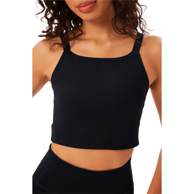 Girlfriend Collective Dames mia sportbeha met hoge nek UTGC169_black large
