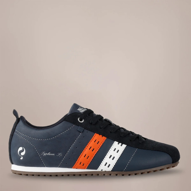 Q1905 Sneaker typhoon sp donkerblauw/wit/oranje QM1244809-695-1 large