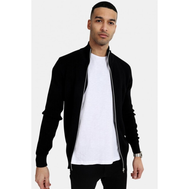 Kronstadt Erik zip black heren vest Black/Erik Zip large