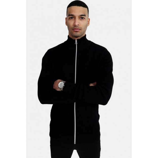 Kronstadt Erik zip black heren vest Black/Erik Zip large