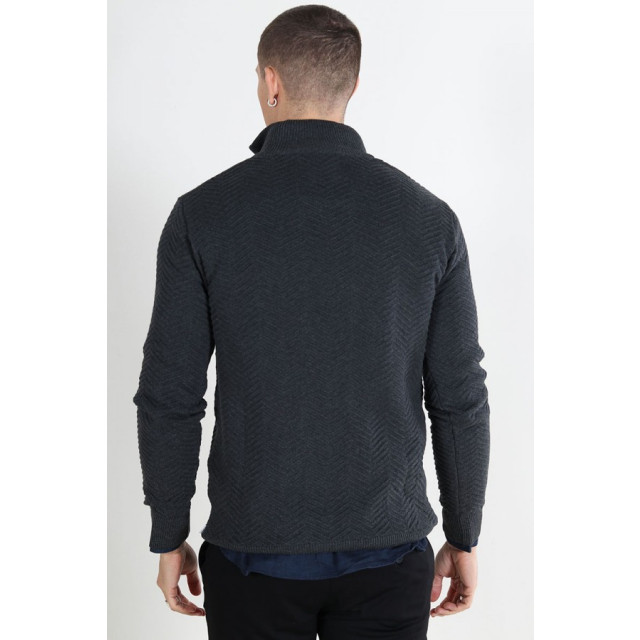 Kronstadt Carlo half zip ks2790 charcoal mix tr Charcoal Mix/Carlo Half Zip KS2790 large