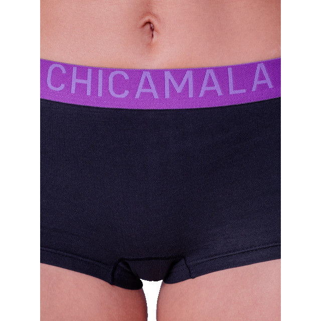 Muchachomalo Dames 2-pack boxershorts effen SOLID1215-51 large