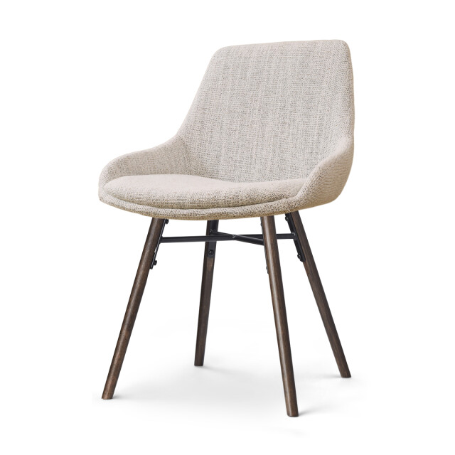 Nolon Nena-isa eetkamerstoel gemêleerd walnoot houten onderstel 3031440 large