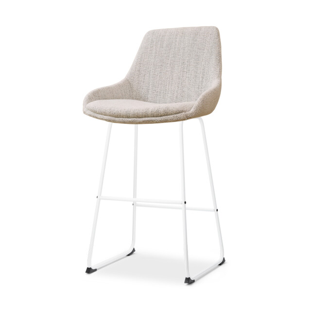 Nolon Nino-isa barkruk gemêleerd wit onderstel 75 cm 3031393 large