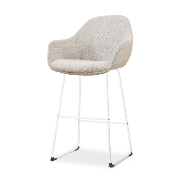 Nolon Nino-mae barkruk gemêleerd wit onderstel 75 cm 3031381 large