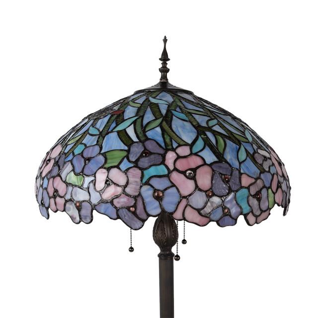 LumiLamp Tiffany vloerlamp Ø 51x165 cm glas staande lamp 3031344 large